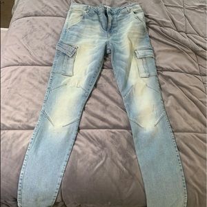 Brand New skinny cargo reputation jeans size xs